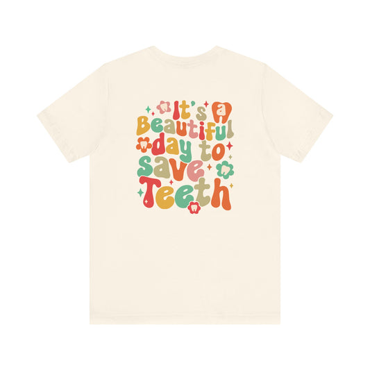 Save Teeth - Unisex Jersey Short Sleeve Tee