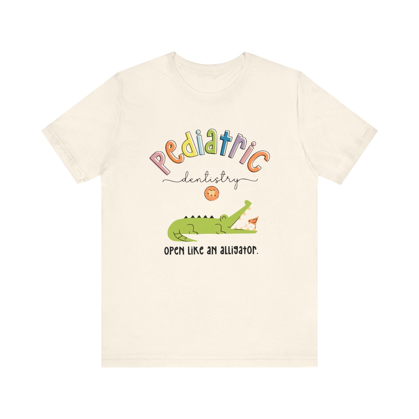 Pediatric-Dentistry-Alligator-Unisex Jersey Short Sleeve Tee