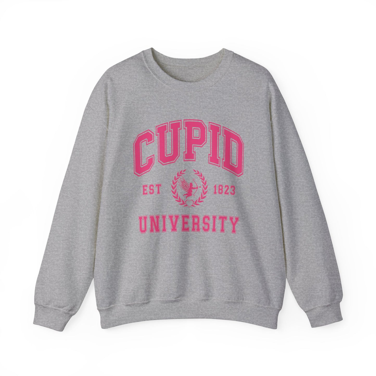 Cupid University Sweatshirt, Cute Valentine's Day Shirt, Funny College Sweatshirt, Love Crewneck Sweatshirt, Cupid Sweater