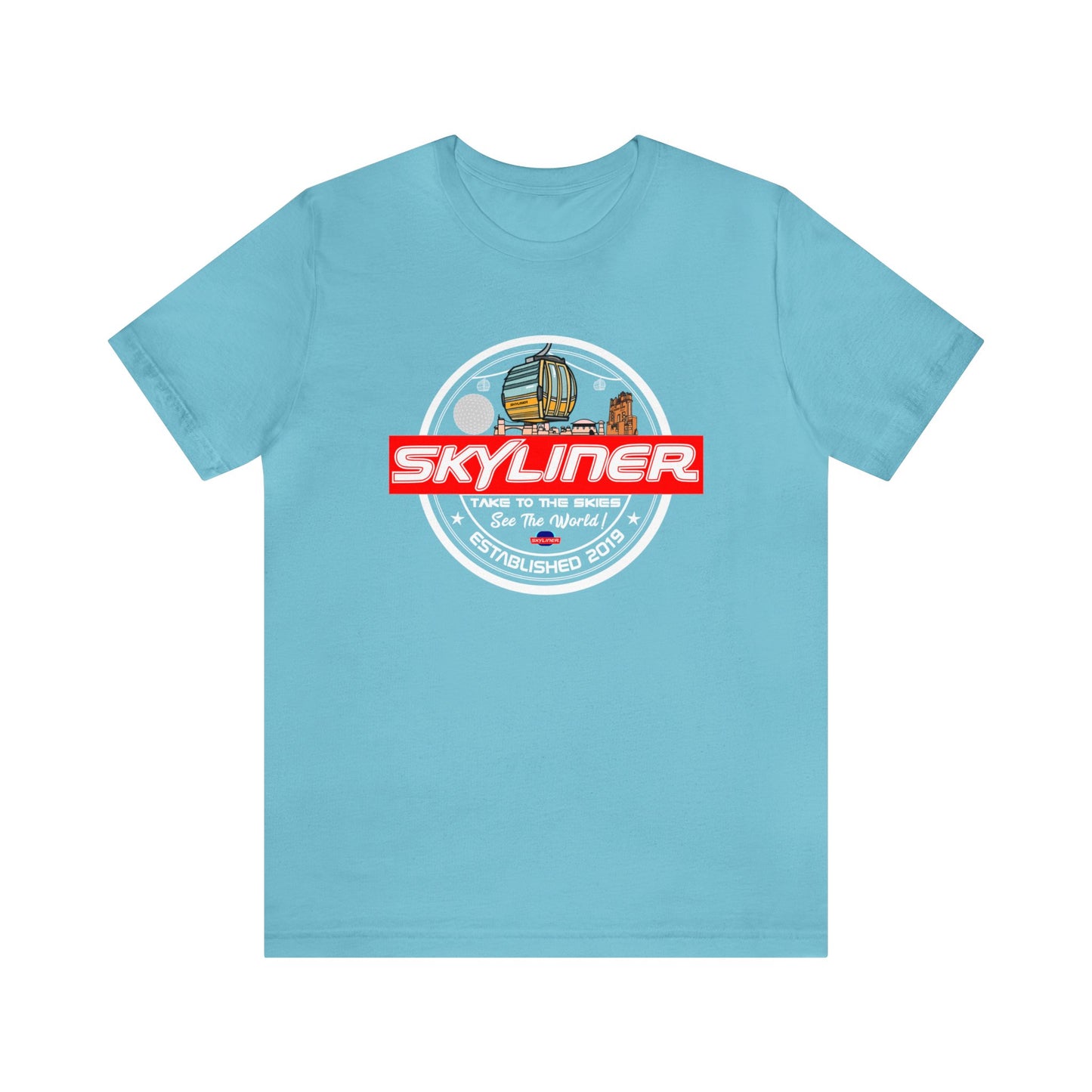 MD - Skyliner Buckets T-Shirt, Disney Inspired Tee, World View Shirt, Family Vacation Shirt