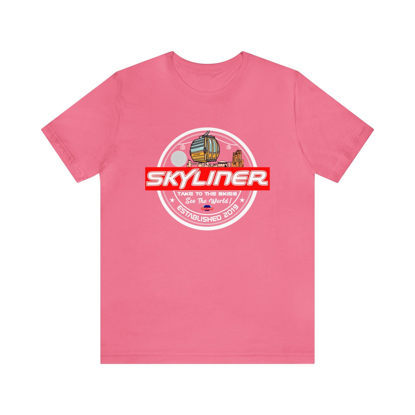 MD - Skyliner Buckets T-Shirt, Disney Inspired Tee, World View Shirt, Family Vacation Shirt