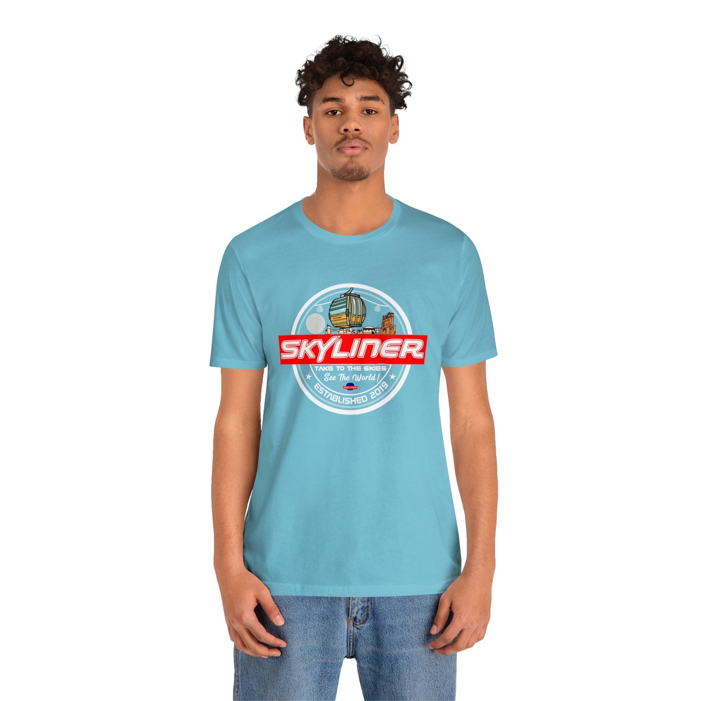 MD - Skyliner Buckets T-Shirt, Disney Inspired Tee, World View Shirt, Family Vacation Shirt