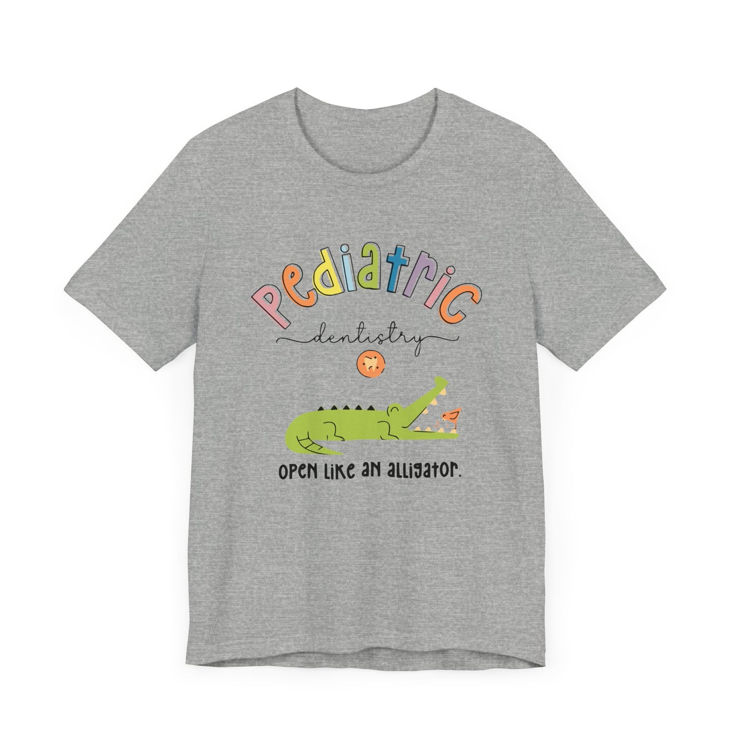 Pediatric-Dentistry-Alligator-Unisex Jersey Short Sleeve Tee