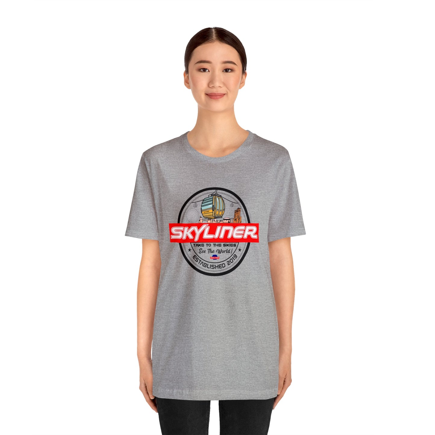 MD - Skyliner Buckets T-Shirt, Disney Inspired Tee, World View Shirt, Family Vacation Shirt