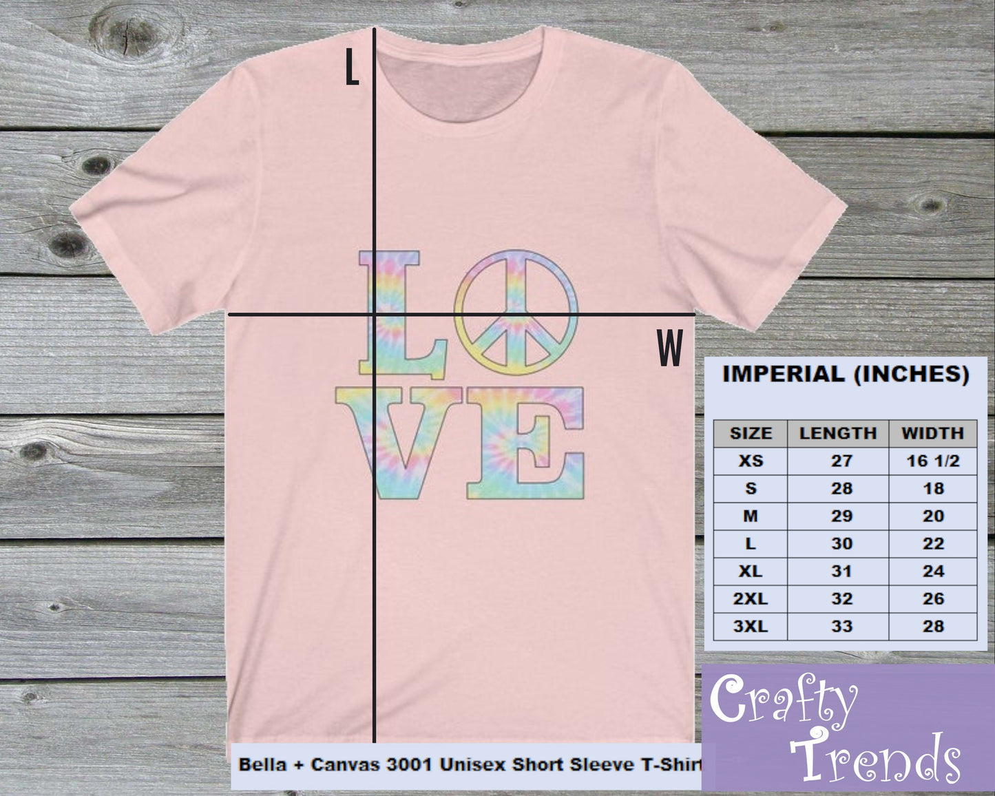 Love and Peace Symbol - Unisex Jersey Short Sleeve Tee, Pastel Love,Pastel Peace,Girls T-Shirt,Womens Shirt,Gift for Women,Gift for GIrls