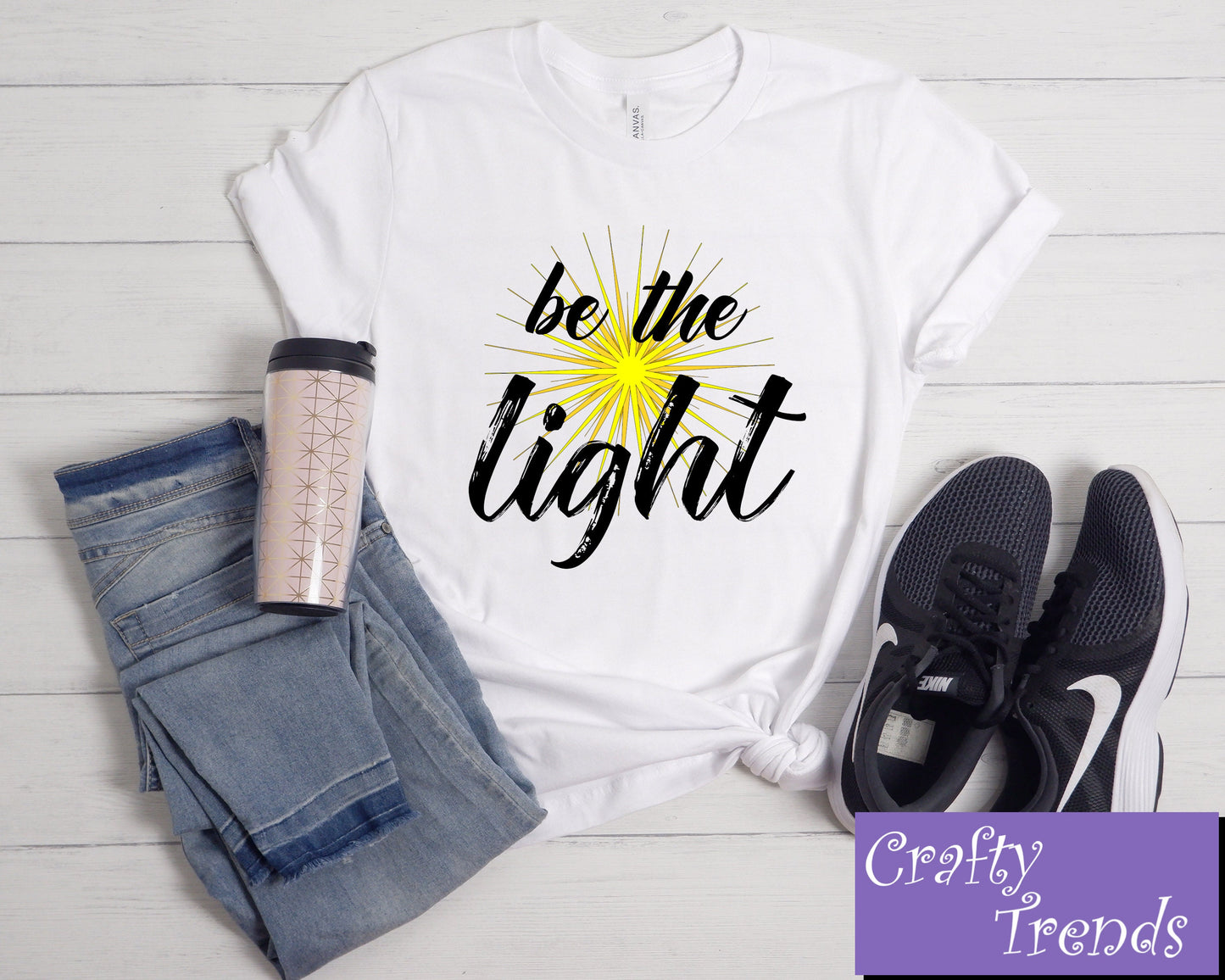 Be The Light Unisex T-Shirt | Christian Tee | Faith Tee | Religious Shirt | Church | Disciple | Love | Grace | Faith | Bible Shirt|Bible Tee