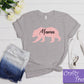 Pink Mama Bear Classic T-Shirt,Printed Pink Mama Bear Shirt