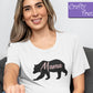 Black And Pink Mama Bear Classic T-Shirt,Printed Black and Pink Mama Bear Shirt