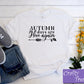 Autumn Days Are Here Again, Womens, Ladies, Shirt, Bella Canvas, Fall Collection, Fall Leaf