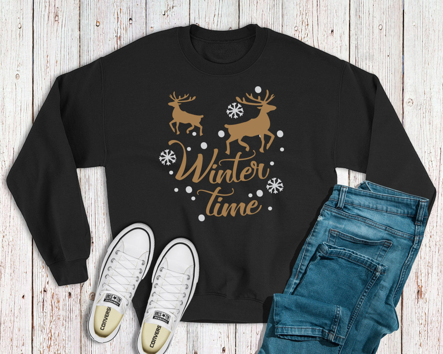 Winter Time Sweatshirt, Winter Time Shirt, Winter Time Hoodie, Winter Blessings, Merry Christmas, Holiday Shirt, Christmas Gift