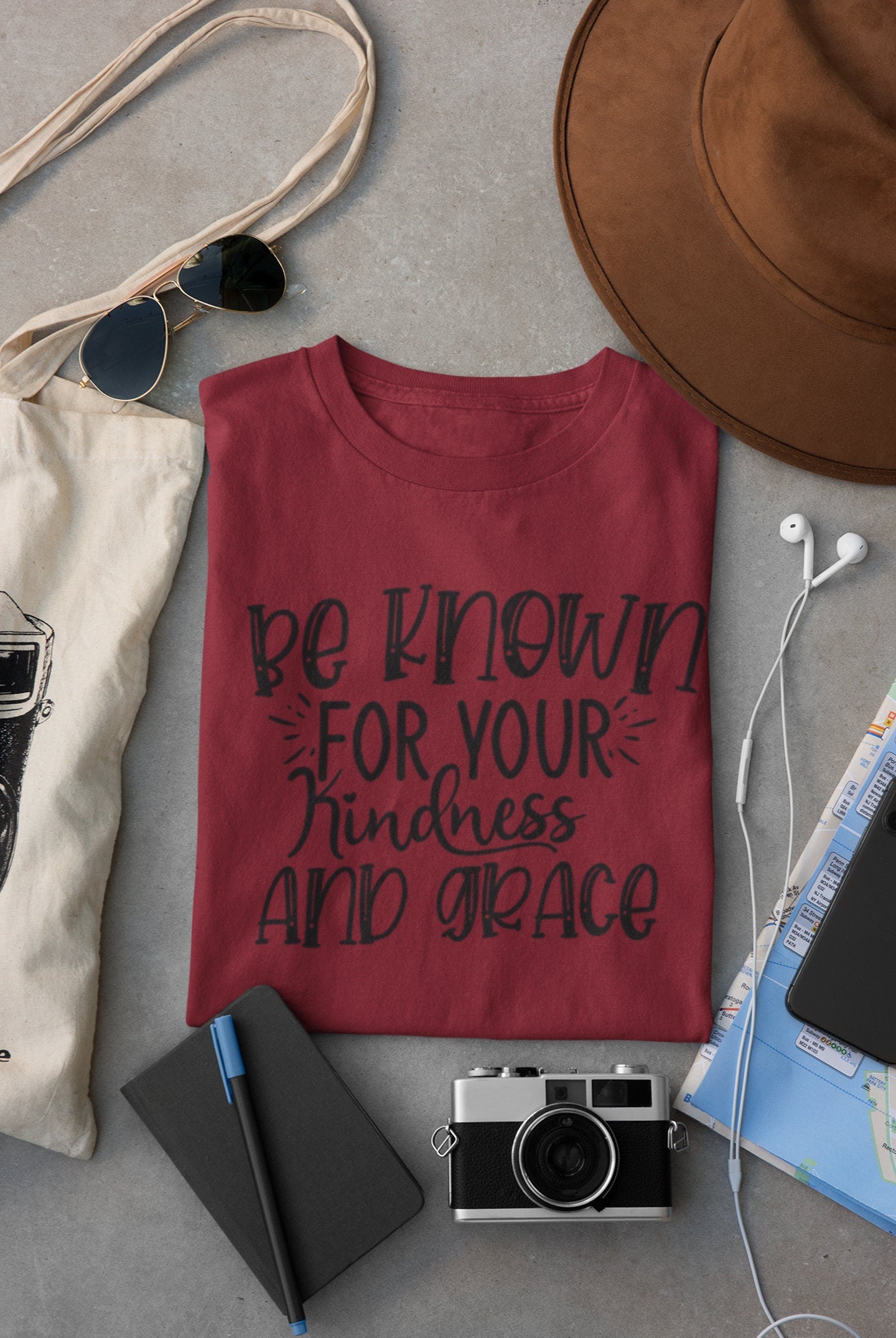 Be Known For Your Kindness and Grace, Christian Shirt, Faith Shirt, Inspirational Shirt, Motivational Shirt, Love Shirt, Unisex Shirt