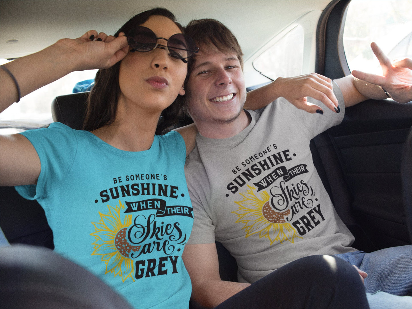 Be Someone's Sunshine T-Shirt/ Sunflower Tee T-Shirt/ Motivational Shirt/ Inspirational Shirt/ Women Tee/ Friendship Tee