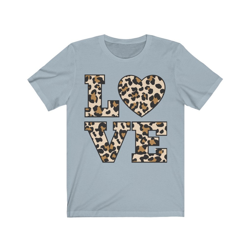 Leopard Heart Shirt, Mothers Day Shirt, Heart Shirt, Love Heart Shirt, Mother's Day, Gift for Her