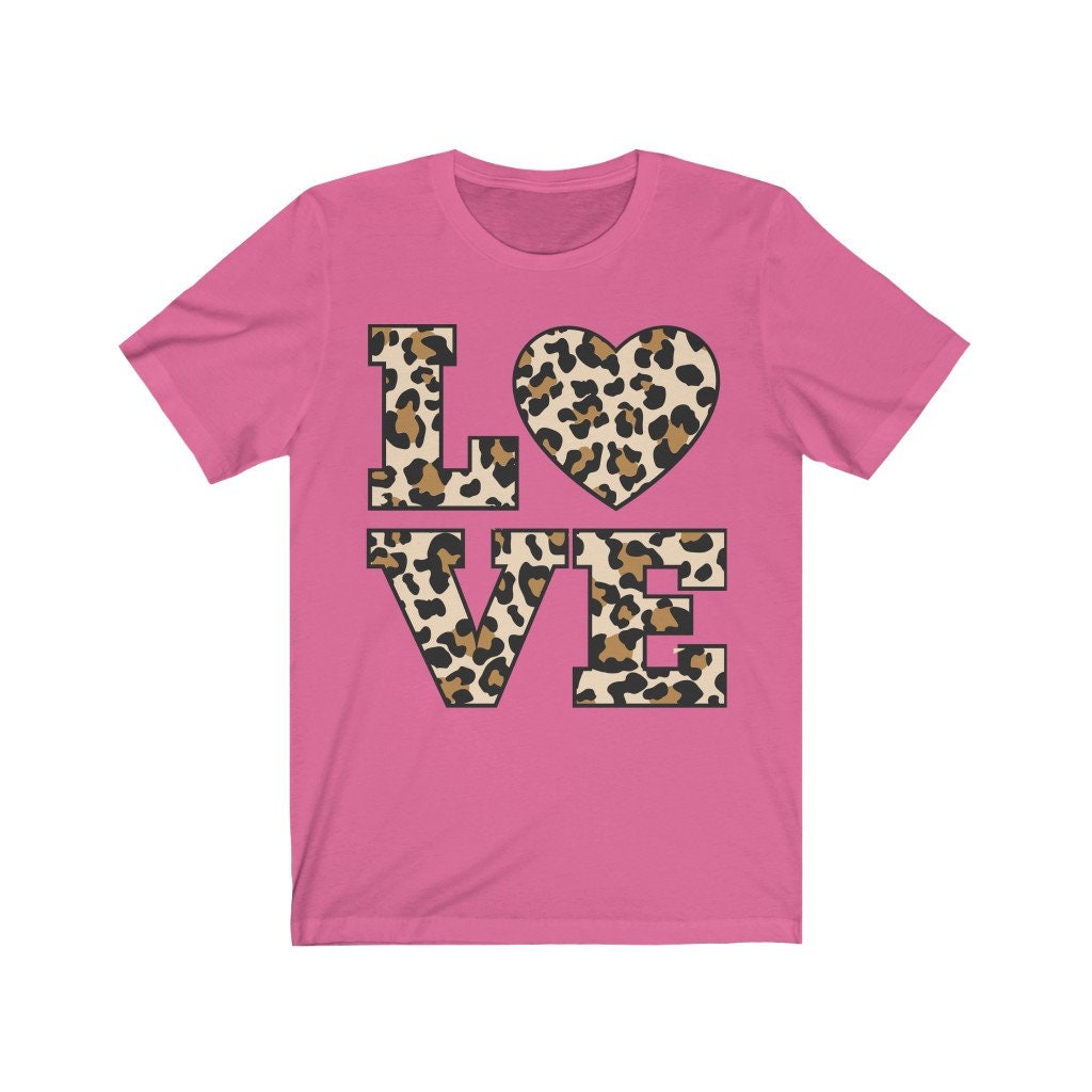 Leopard Heart Shirt, Mothers Day Shirt, Heart Shirt, Love Heart Shirt, Mother's Day, Gift for Her