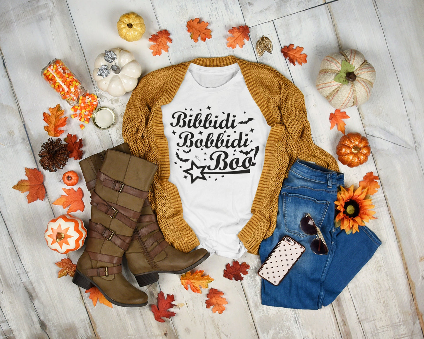 Bibbidi Bobbidi Boo! Shirt, Women's Halloween Inspired Shirts, Cinderella Shirt, Disney Boo Bash Shirt, MNSSHP Tee, Unisex Shirt