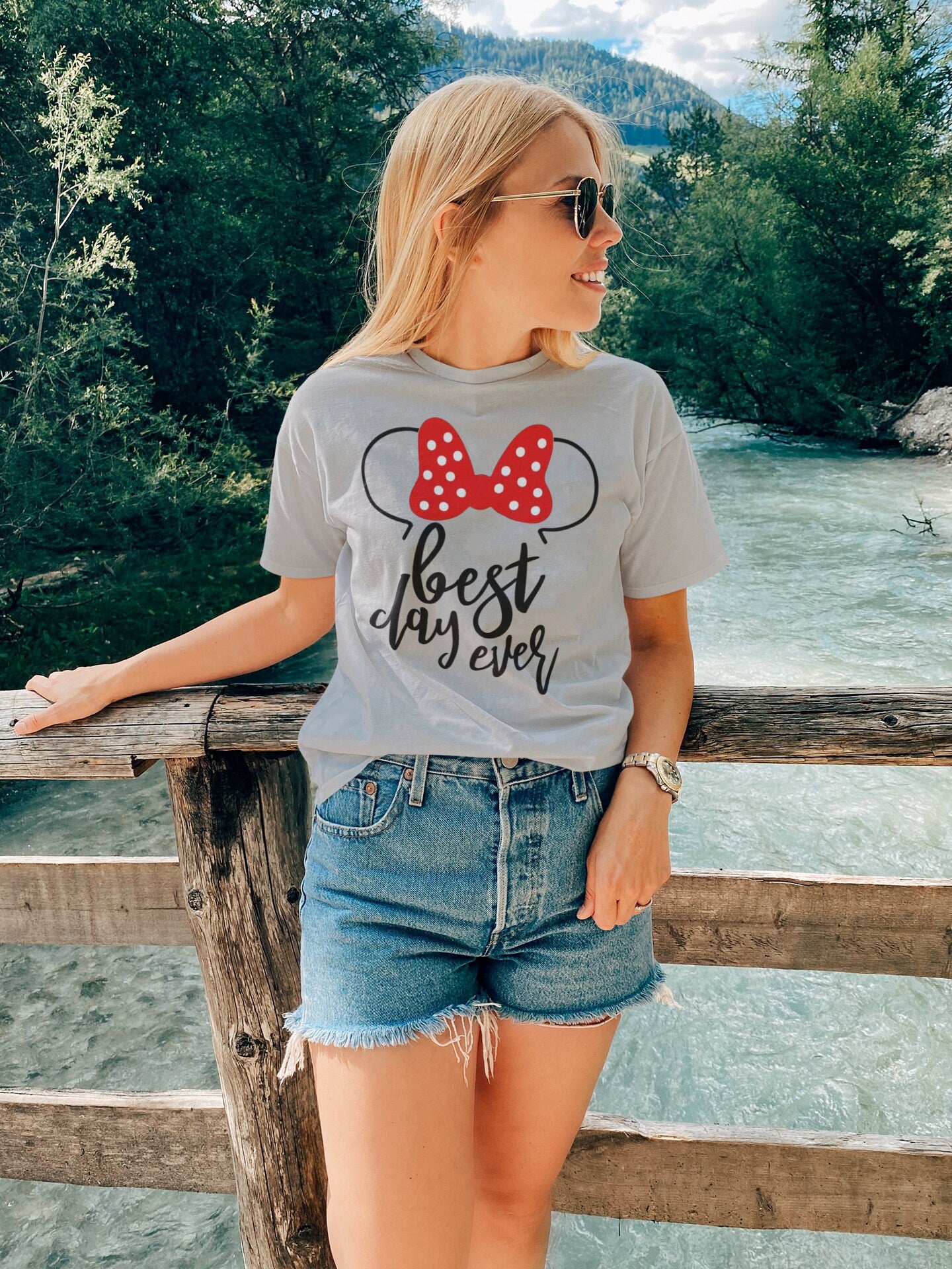 Best Day Ever Inspired Disney Theme Shirt, Minnie Mouse Shirt, Disney Women Shirt, Disney Trip Shirt, Vacation Shirt, Disney Family Shirt