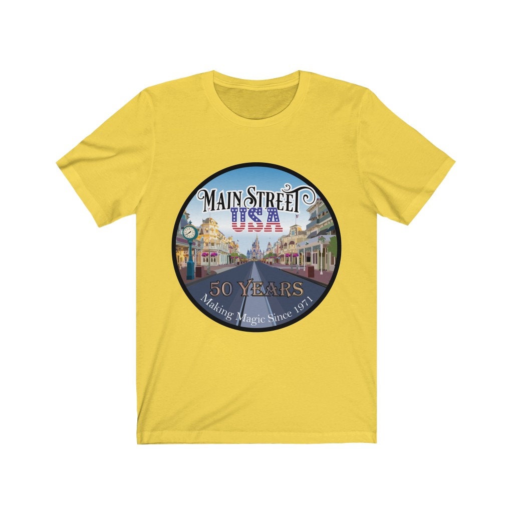Main Street USA 50 Years of Magic Shirt, Disney Trip Shirt, Vacation Shirt, Disney Inspired Shirt, Unisex Shirt, Graphic Tee