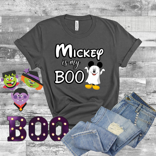 Mickey Is My Boo Shirt, Mickey Ghost Shirt, Mickey Halloween Inspired Shirt, Disney Trip Halloween Shirt, Adult Disney Shirt