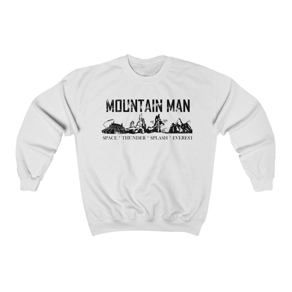 Mountain Man Disney Sweatshirt, Disney Inspired Sweatshirt, Guys Sweatshirt, Disney Vacation, Attractions Rides Sweatshirt