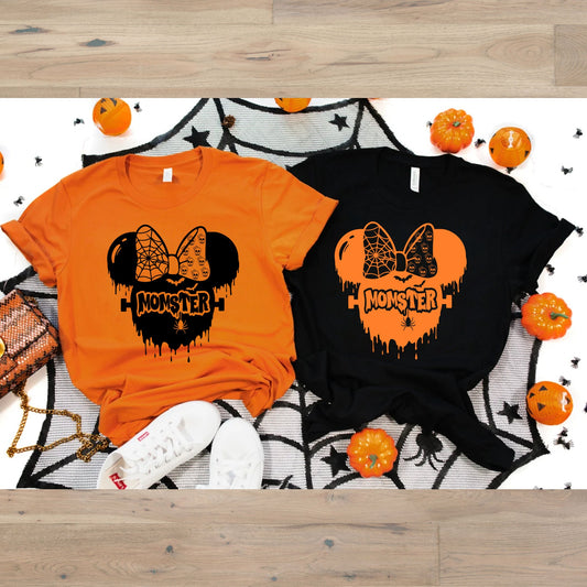 Momster Minnie Halloween Shirt, Disney Halloween Shirt, Halloween Party Shirt, Family Shirts, Matching Shirts, Disney Vacation Shirts