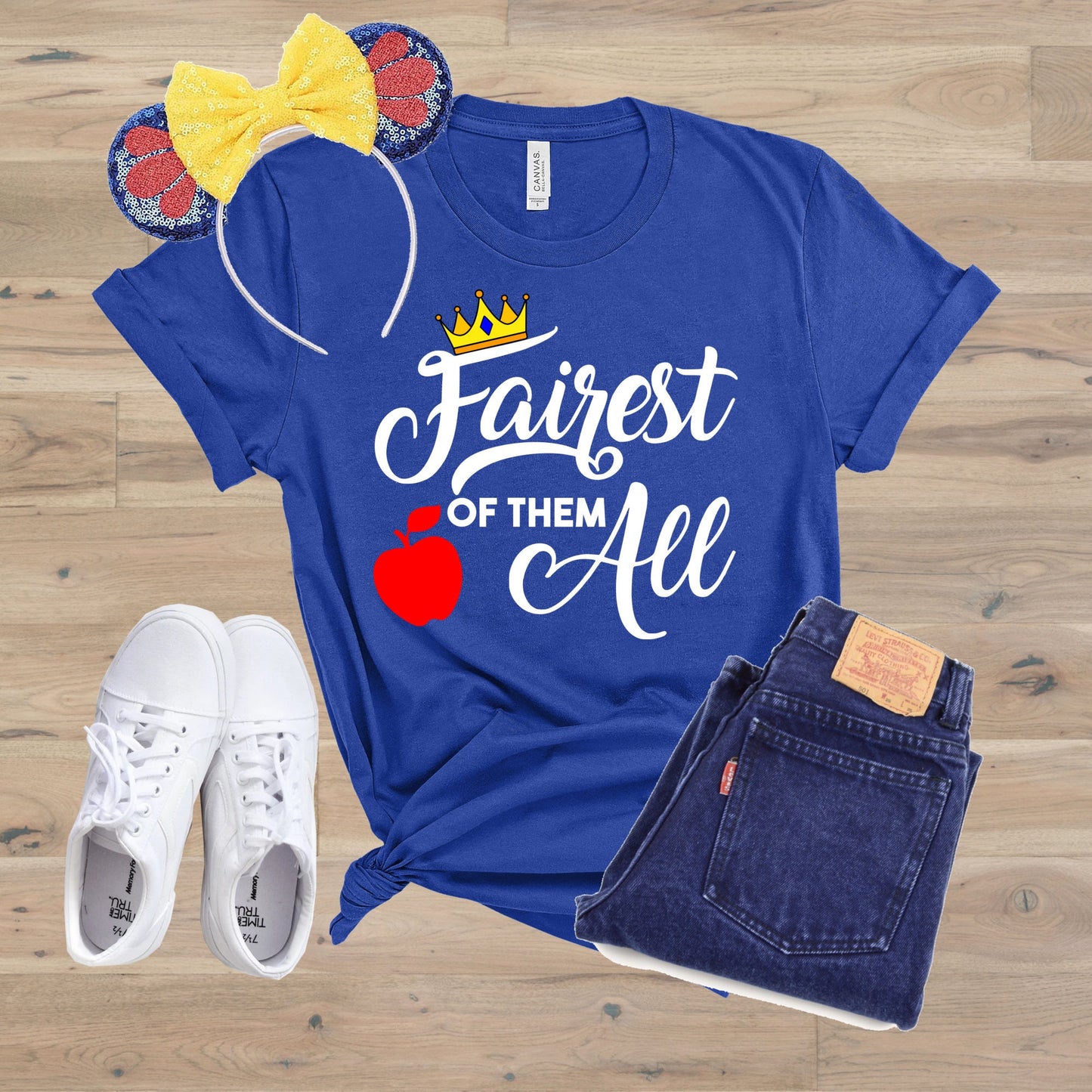 Fairest of Them All Tee Shirt, Disney Trip Shirt, Vacation Shirt, Snow White Tee, Women's Tee, Seven Dwarfs Shirt