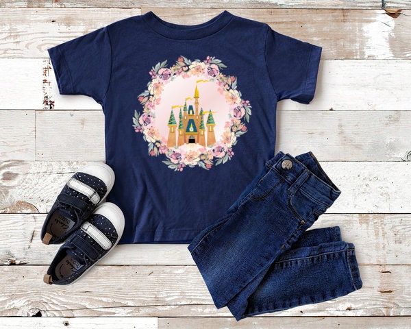 Cinderella's Royal Rose Garden Castle Shirt, Toddlers Girls Disney Shirts, Disney Trip Shirts, Disney Vacation Shirts, Toddlers Shirts