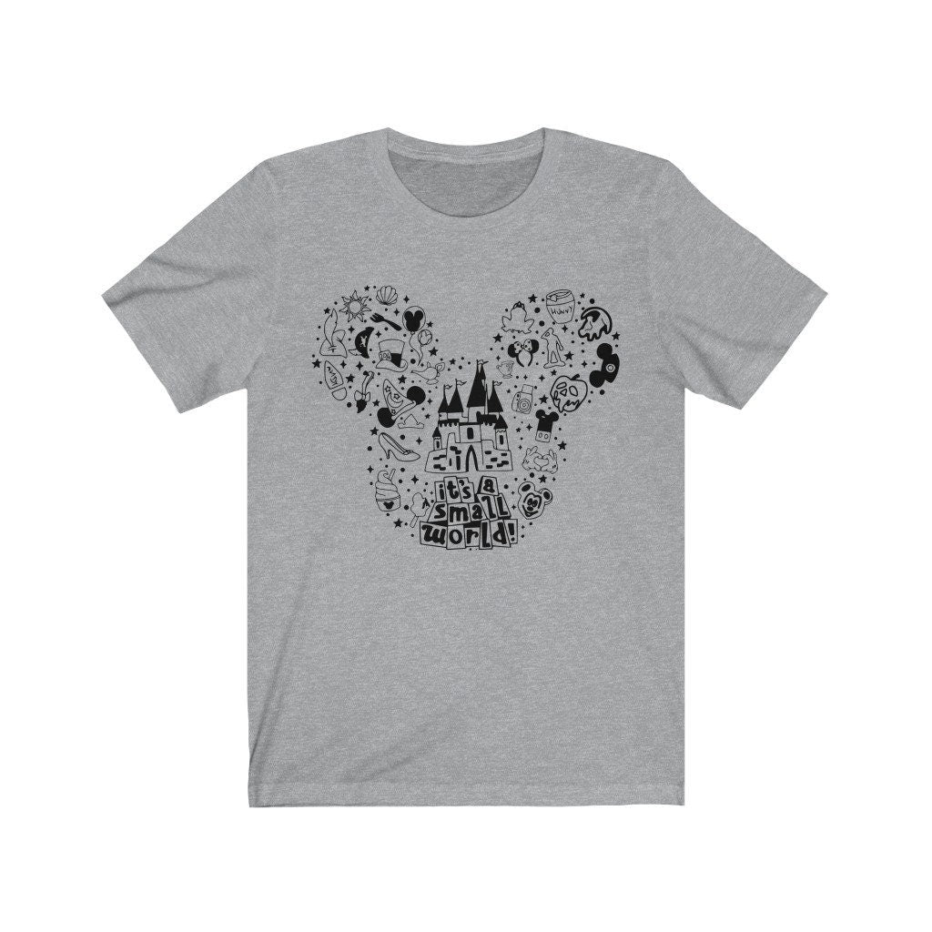 Small World Icons Tee Shirt, Disney Trip Shirt, Vacation Shirt, Magical Icons Tee, Women's Tee, Mickey Ears Shirt