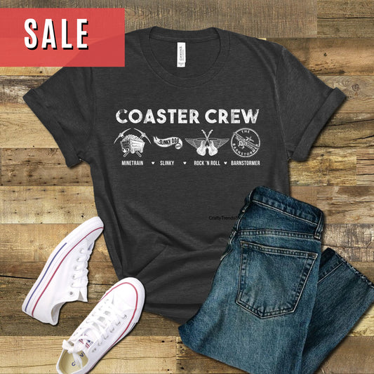 Coaster Crew Disney Trip Shirt, Kids Shirts, Youth Disney Shirt, Disney Trip Shirt, Disney Vacation Shirt, Coaster Ride Shirts