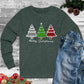 Christmas Trees Long Sleeve Shirt, Christmas Shirts, Pajama Shirts, Women Shirts, Girl's Christmas Tree Trip