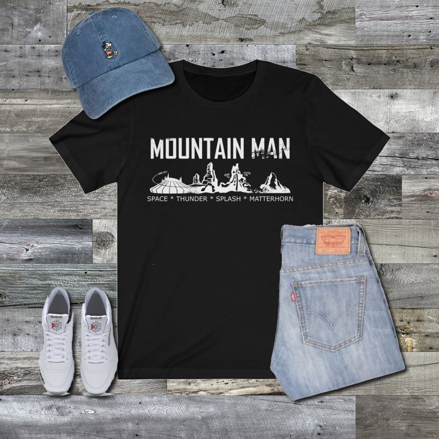 Disneyland Mountain Man Disney Shirt, Disney Inspired Shirts, Guys Disney Shirt, Disney Trip Shirt,  Disney Vacation Shirt, All Parks Shirt
