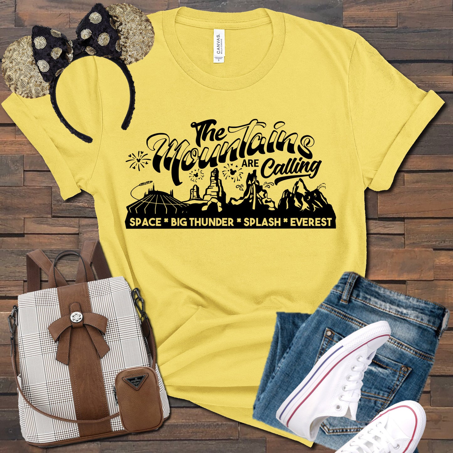 The Mountains Are Calling Shirt, Mountains of Disney Shirt, Disney Trip Shirt, Vacation Shirt, Park Shirt, Women's Shirt, Unisex Shirt