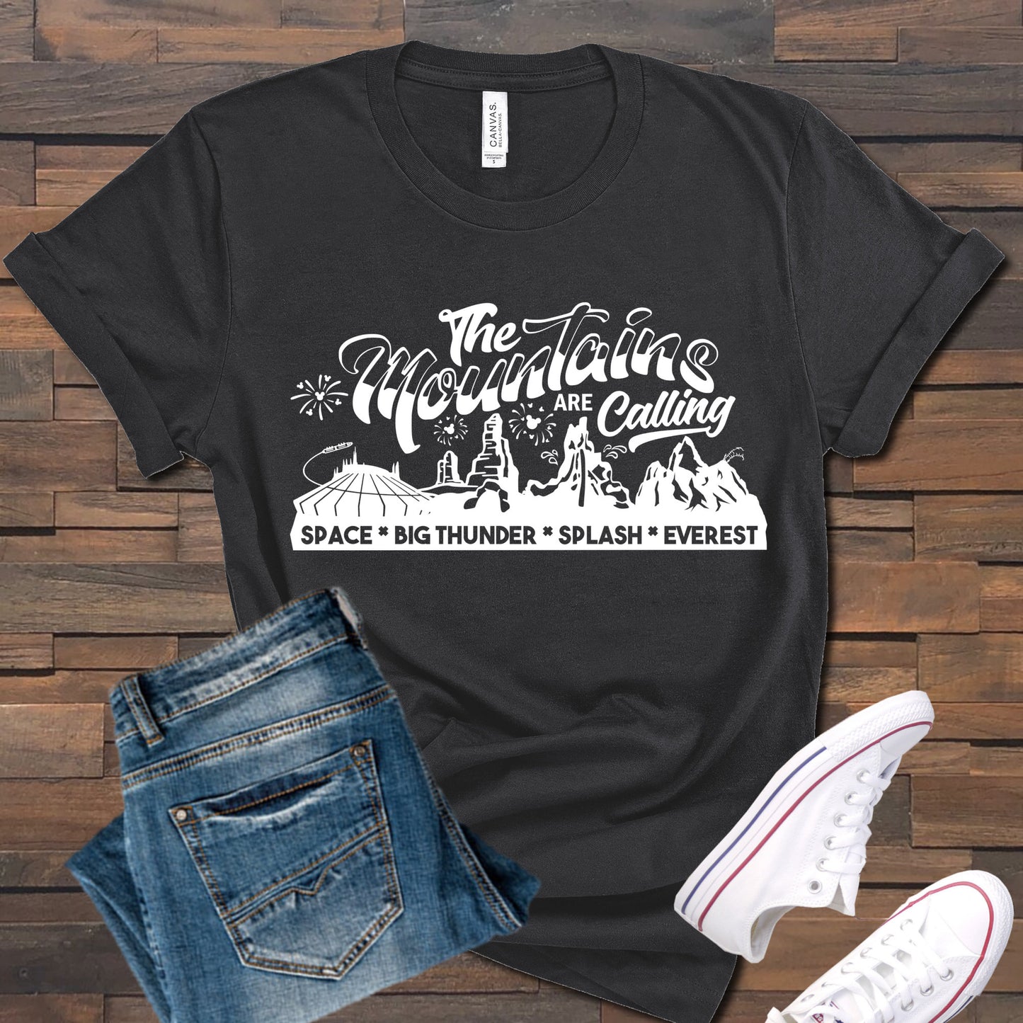 The Mountains Are Calling Shirt, Mountains of Disney Shirt, Disney Trip Shirt, Vacation Shirt, Park Shirt, Women's Shirt, Unisex Shirt