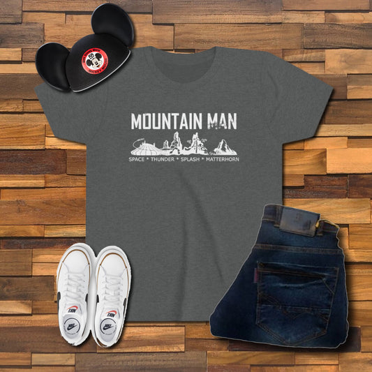 Disneyland Youth Mountain Man Disney Shirt, Disney Inspired Shirts, Disney Shirt, Disney Trip Shirt, Disney Vacation Shirt, Ride Shirts