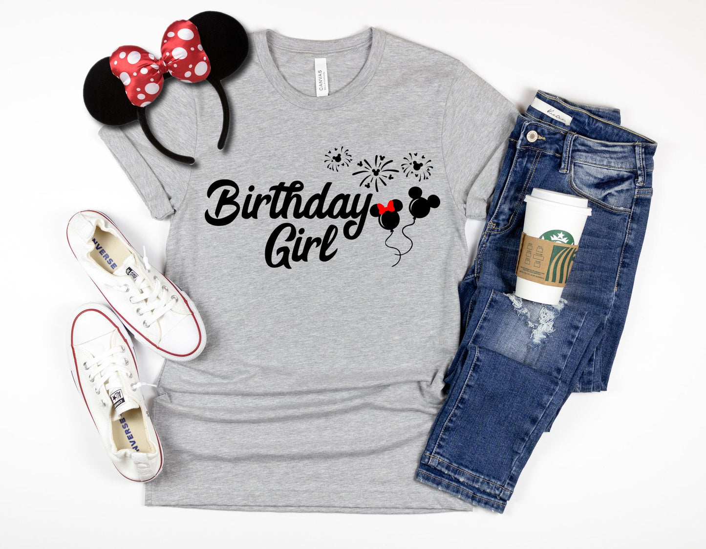 Disney Birthday Girl Shirt, Birthday Disney Shirt, Mickey Minnie Birthday Shirt, Disney Trip Shirt, Disney Birthday Party Shirts
