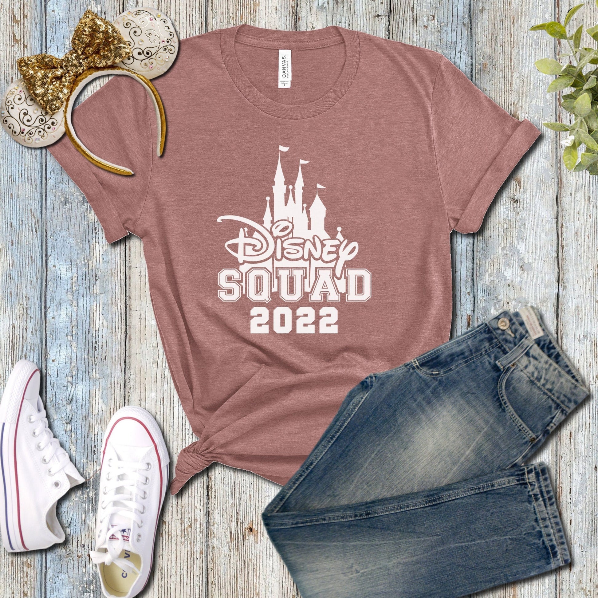 Disney Squad 2022 Shirt, Disney Inspired Shirts, Family Disney Shirt, Disney Trip Shirt, Disney Vacation Shirt, Disney Group Trip L / Silver