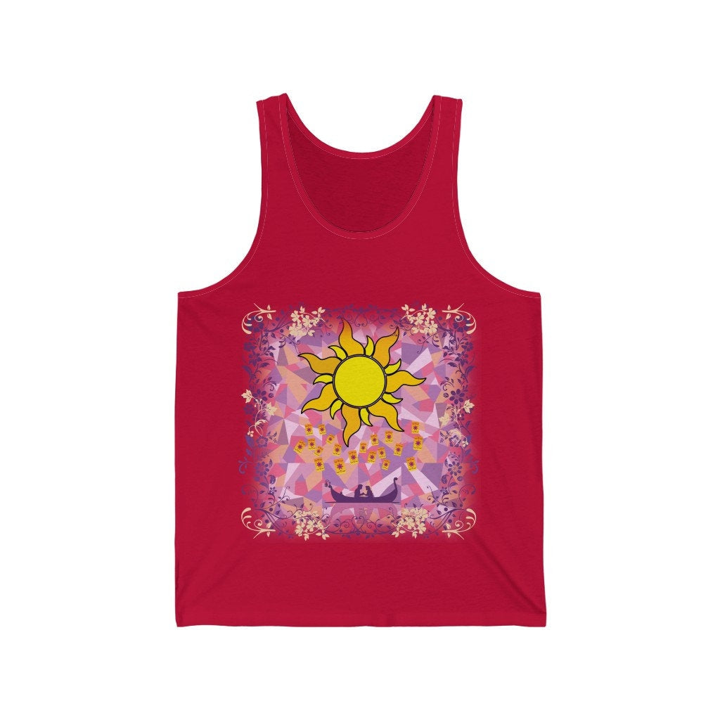 Tangled Inspired Bella Canvas 3480 Jersey Tank