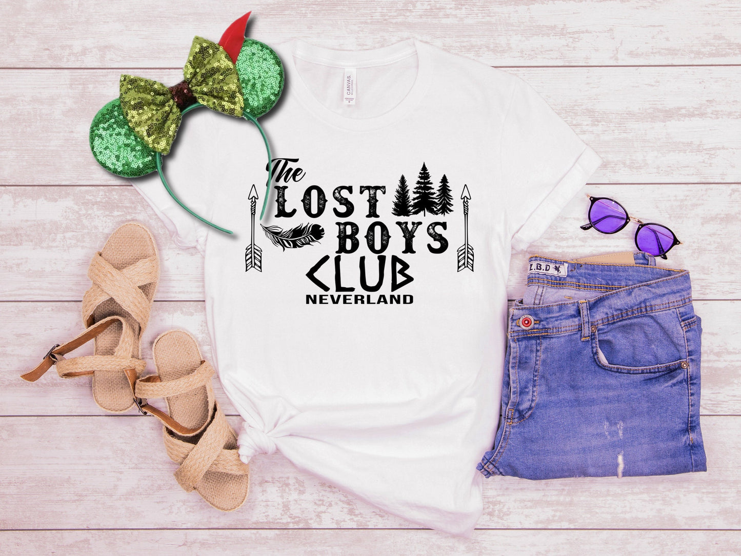 The Lost Boys Club Tee, Peter Pan Shirt, Neverland Shirt Disney Vacation Shirt, Family Shirts