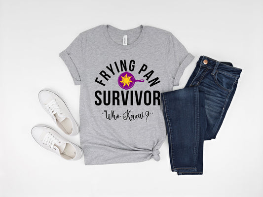 Frying Pan Survivor Who Knew Shirt, Disney Shirts, Tangled Shirt, Flynn Ryder Shirt, Vacation Shirts, Unisex Shirts