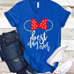 Best Day Ever V-Neck Shirt, Minnie Mouse Ears V-Neck Shirt, Disney Trip V-Neck Shirt, Vacation V-Neck Shirt, Theme Park Shirt, Women's Shirt