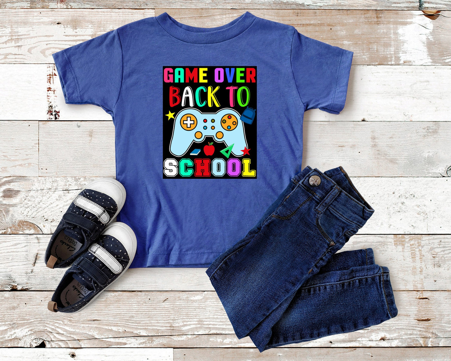 Game Over Back to School Shirt, Youth Back to School Shirt, First Day of School Shirt, First Day of School Outfit, Kids Back to School Shirt