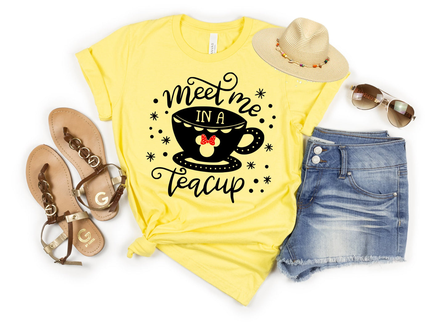 Meet Me In A Teacup Shirt, Alice in Wonderland Shirt, Mad Tea Party Ride Shirt, Disney Trip Shirt, Vacation Trip Shirt, Women's Shirt