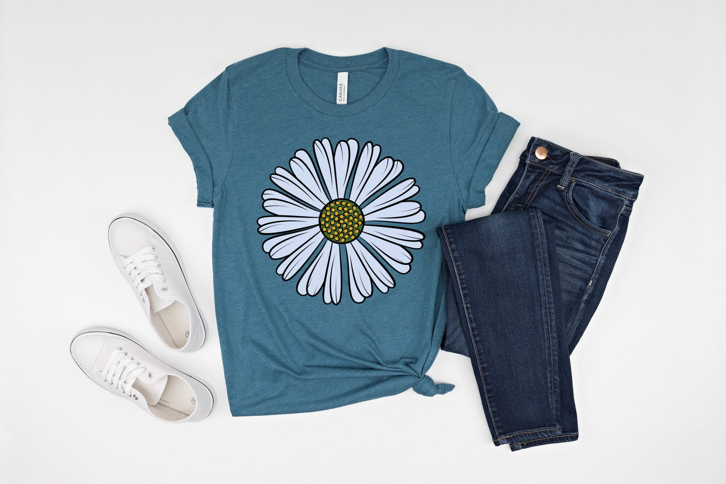 Daisy Shirt, Daisy Lover Shirt, Wildflower Shirt, Floral Shirt, Flower Shirt, Flower Tee, Summer Shirt, Women's Shirt, Gift for Her