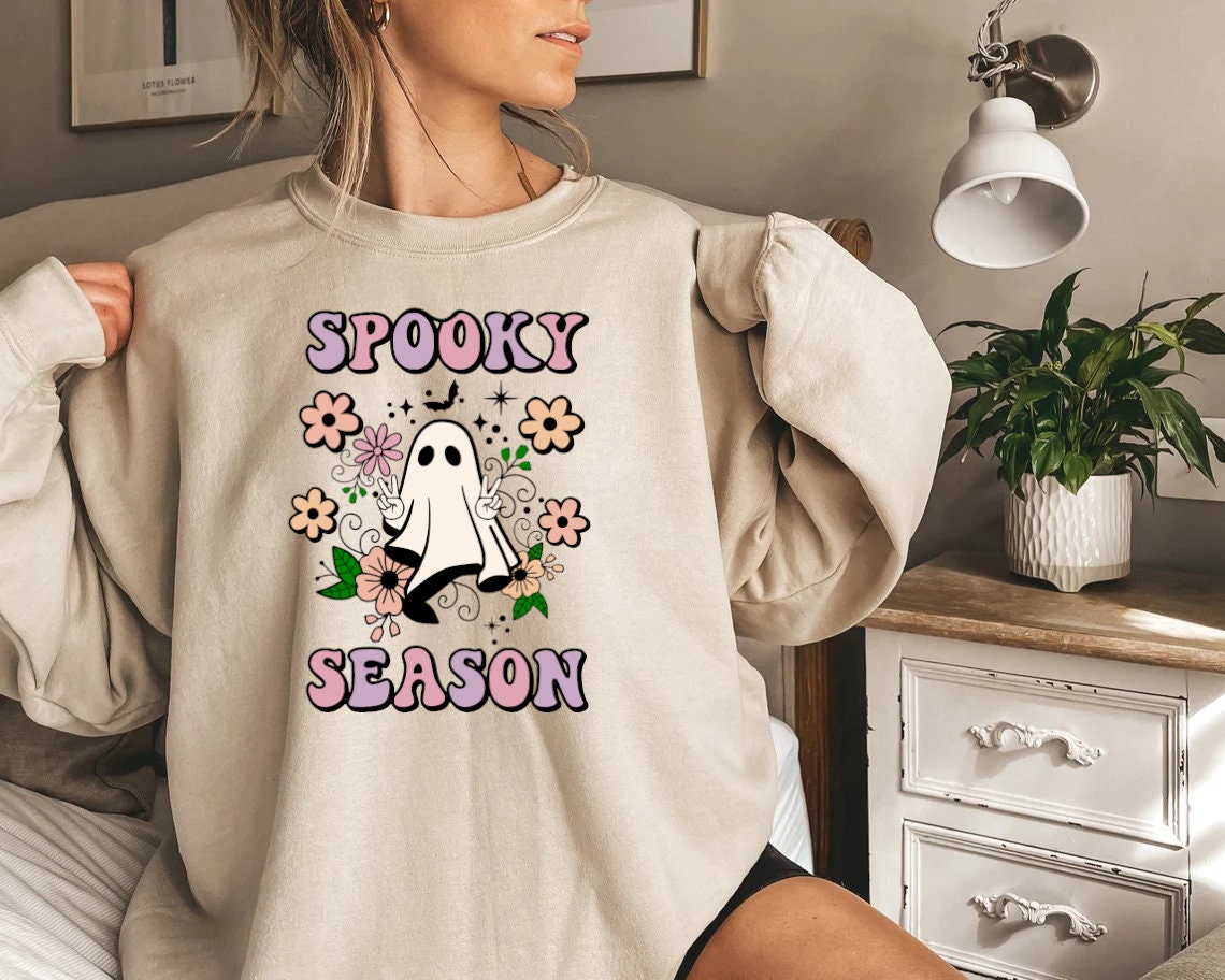 Spooky Season Shirt, Ghost Halloween Shirt, Vacation Shirt, Women's shirt, Girl's Shirt, Matching Family Shirt, Hoodie, Tee, Sweatshirt
