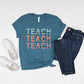Teach Compassion Kindness Confidence Shirt, Teacher Shirt, Back to School Shirt, Teach Love Inspire Shirt, Inspirational Teacher Shirt