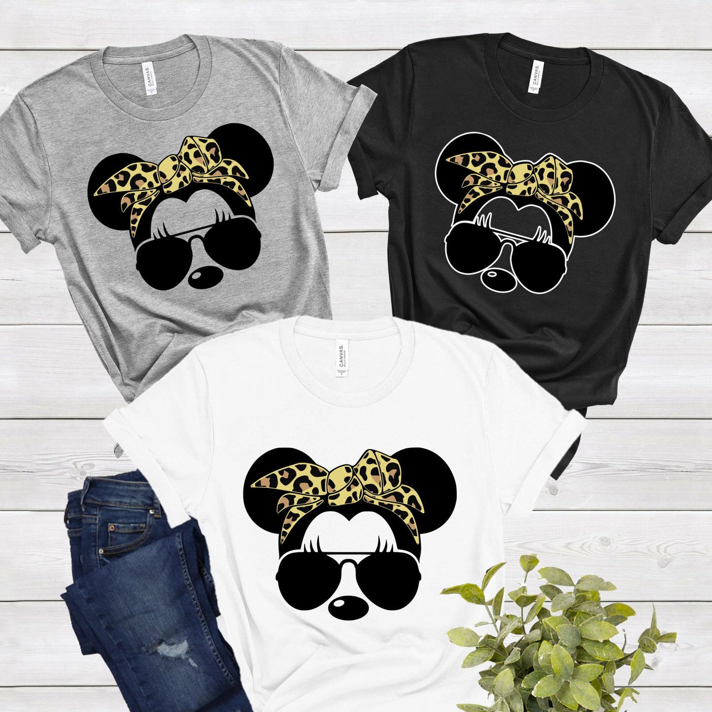 Minnie Safari Tee Shirt, Disney Trip Shirt, Vacation Shirt, Animal Tee, Women's Tee, Matching Family Shirt