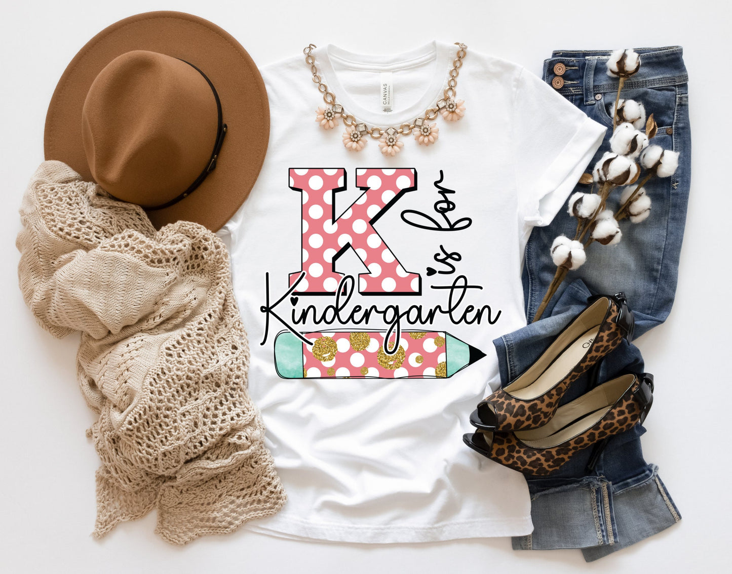 K is for Kindergarten Shirt, Kindergarten Teacher Shirt, Back to School Shirts, First Day of School Shirts, Kindergarten Crew Shirts