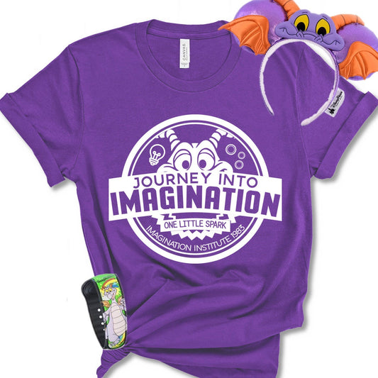 One Little Spark Shirt,  Journey Into Imagination Shirt, Imagination Adventure Shirt, Family Vacation Shirt, Family Matching Trip Shirt