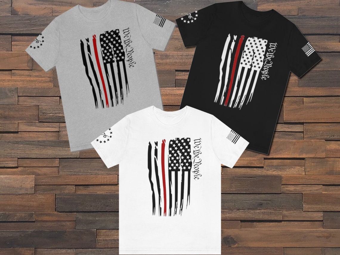 1776 Patriot Tee Shirt, Constitution Shirt, We the People Shirt, American Flag Tee, American Pride Tee, Matching Family Shirt