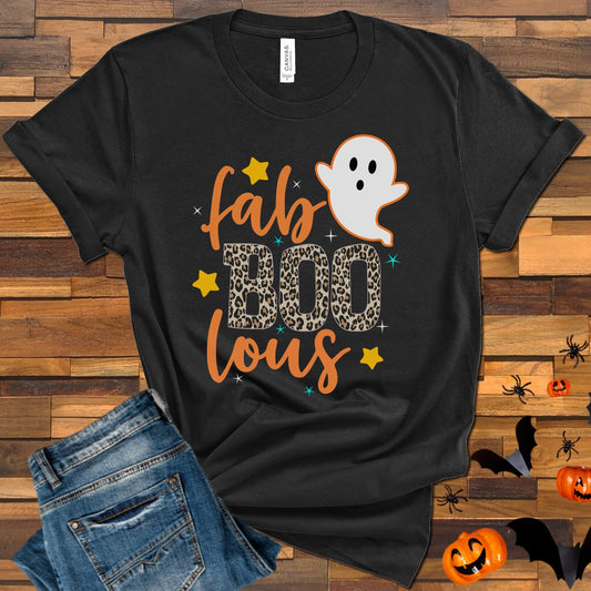 Fab-BOO-lous Halloween Shirt, Ghost Shirts, Kids Halloween Shirt, Women's Halloween Shirt,  Trick or Treat Shirt, Spooky Time Shirts