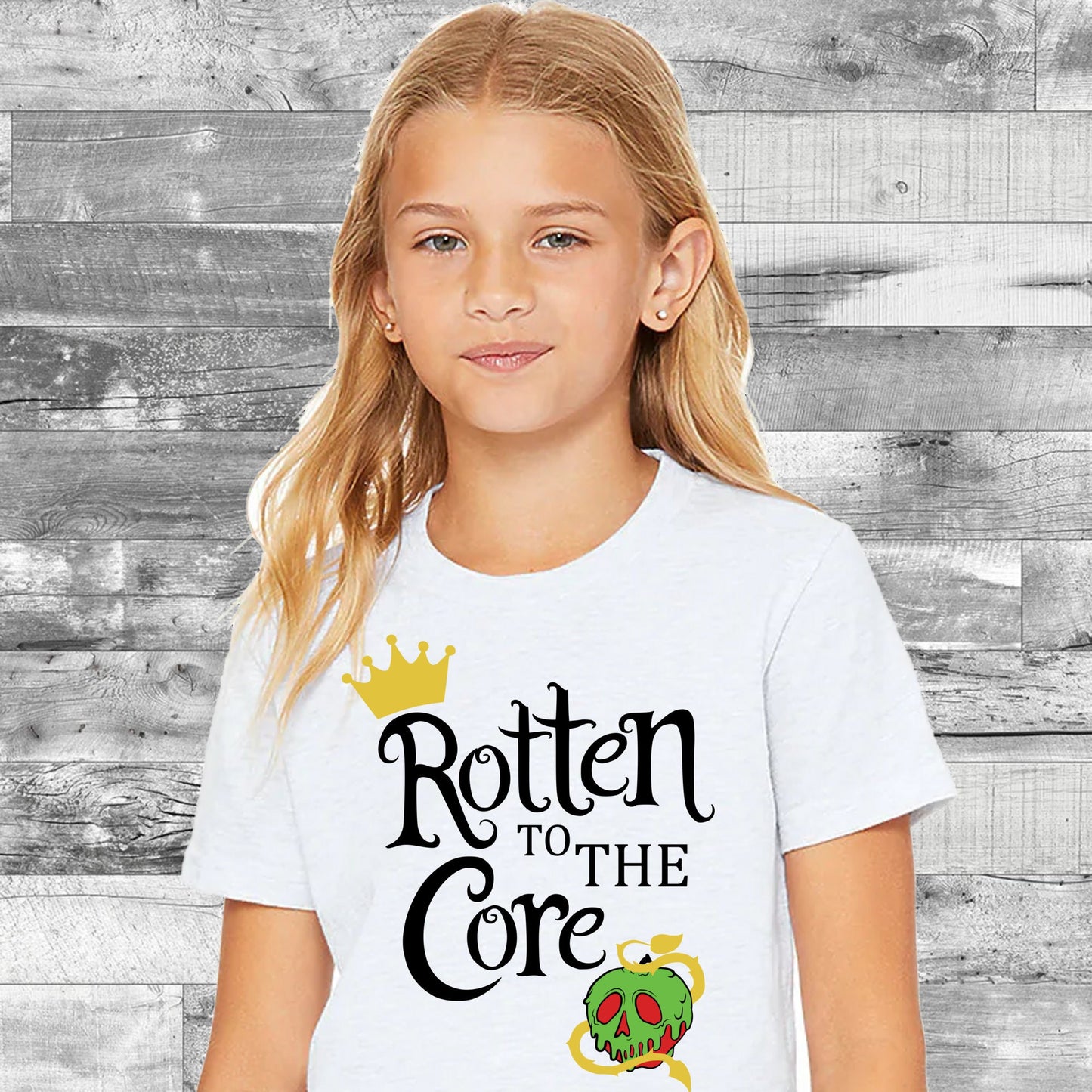 Rotten to the Core Shirt, Princess Shirt, Snow White Shirt, Evil Queen Shirt, Youth Girls Disney Shirt, Disney Trip Shirt, Vacation Shirt